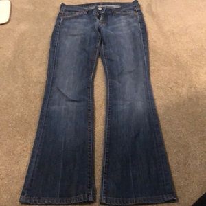 Boot cut jeans
